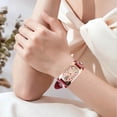 thumbnail image 4 of HBFAGFB Women's Watch Quartz Leather Strap Rectangular Colored Digital Watch Cute Dress D, 4 of 4