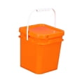 thumbnail image 4 of QualitChoice 4L Square Bucket Heavy Duty for Transparent Construction Organization Car Washing Garage, 4 of 6