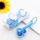 thumbnail image 4 of Medición Cuchara En forma de corazón Escala de cucharada Portátil Portátil Pimienta Multifuncional Cocina Medición Gadgets Azul 4 piezas Kearding HA012383-01, 4 of 7