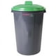thumbnail image 1 of Bote para Basura para la Oficina RecyX 3 Pzs 50lts 51.7x81.5cm Polietileno Color Gris Tapa Verde., 1 of 2