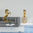 thumbnail image 2 of Estatua De Caballo De Resina Hecha A Mano, Figura Decorativa De Mesa, Adorno Dorado Para Hoteles, Oficinas, Dormitorios, Salas De Estar, Estanterías, Armarios Y Chimeneas., 2 of 8
