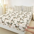 thumbnail image 3 of Feelyou Farmhouse Duck Boy Bed Sheets, Cartoon Animal Theme King Sheets, 4pcs, 3 of 7