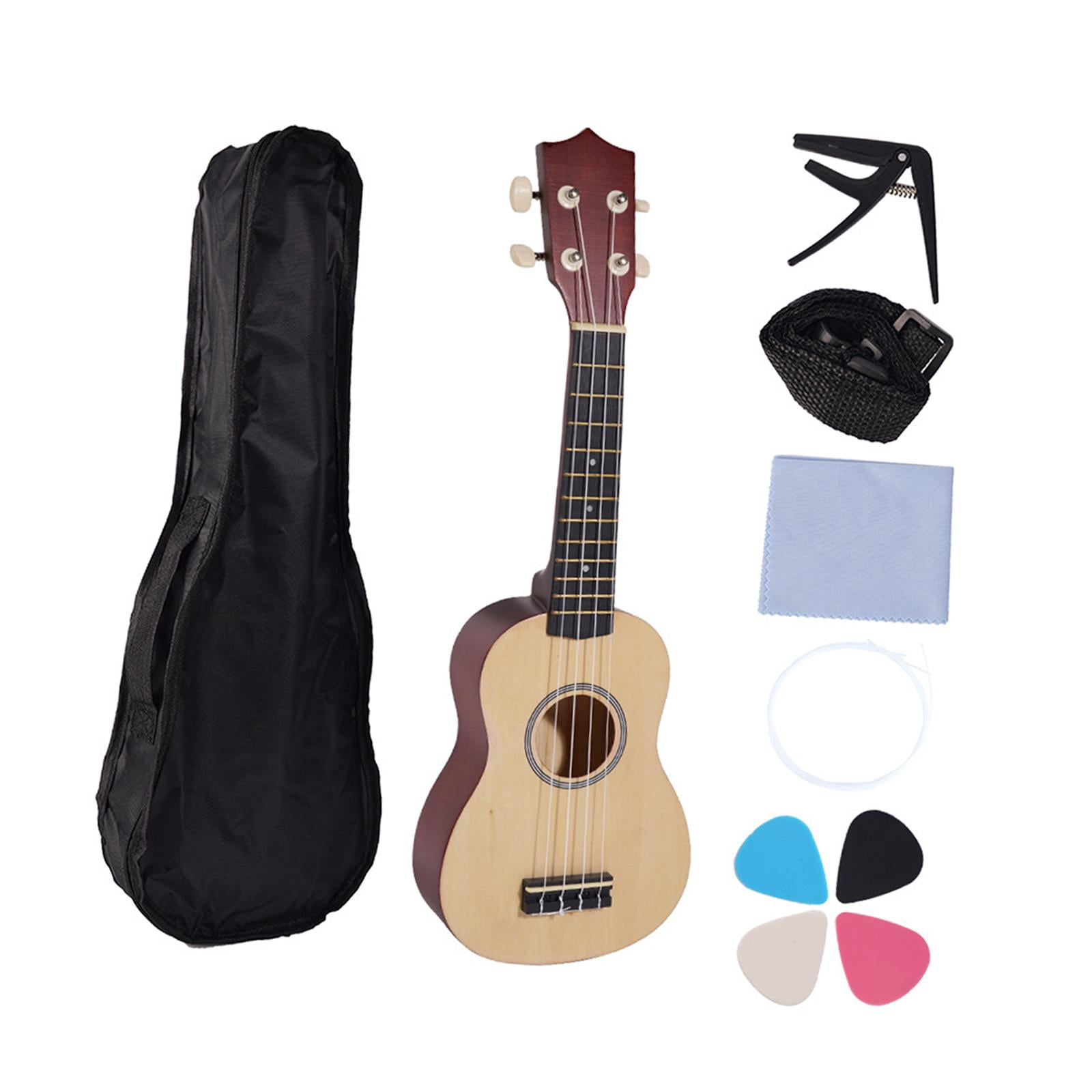QccHieUs Kids Ukulele 4 String Mini Children Ukulele Guitar with Storage Bag Professional wood