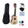 thumbnail image 4 of Ukulele para principiantes de 4 cuerdas mini niños Ukulele Guitar Compact Musical Instrument 21 '' para favores de fiesta preescolar de niños madera, 4 of 8