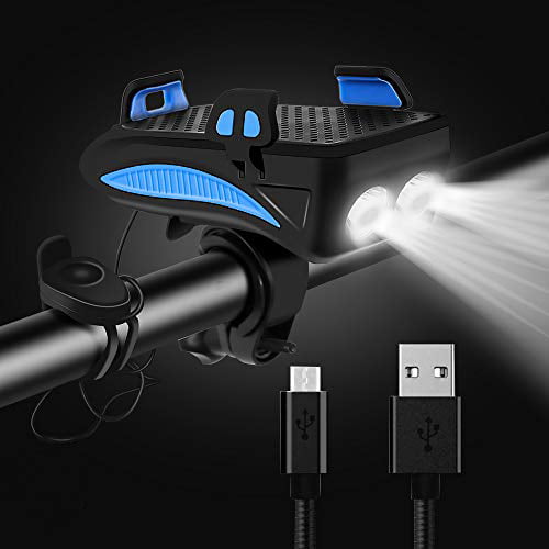 Details about   Bike Phone Mount Bike Light USB Rechargeable Set Bicycle Headlight Power Bank US 