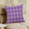 thumbnail image 2 of Qholemyo Plaid Thickened Linen Pillow Cover Color Woven Living Room Decorative Fabric Cushion Cover Home Decor Fall Decor Pillows, 2 of 6