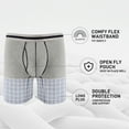 thumbnail image 4 of Arjen Kroos Mens Underwear Long Leg Boxer Briefs Shapewear for Men,4pack, 4 of 11