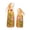 #0309-Multicolor, variant on Linnome Pair Of Small Floral Carved Wooden Easter Figurine Spring Decor Home Tabletop Decor