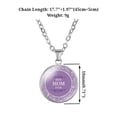 thumbnail image 2 of SIfdSeng New Accessory Mom Theme Time Gem Single Sided Necklace Simple Women's Choker, 2 of 3