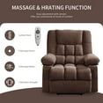 thumbnail image 4 of JONPONY Power Lift Recliner Chair Recliners for Elderly with Heat and Massage Recliner Chair for Living Room with Infinite Position and Side Pocket,USB Charge Port,Brown, 4 of 14