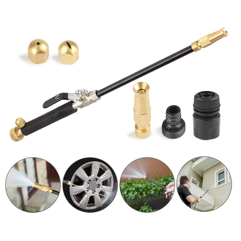 RichLink High Pressure Adjustable Garden Hose Nozzle: 3 Spray Tips for Ultimate