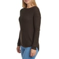 thumbnail image 3 of beachlunchlounge Women's Luna Curvy Hem Pullover Sweater, 3 of 5