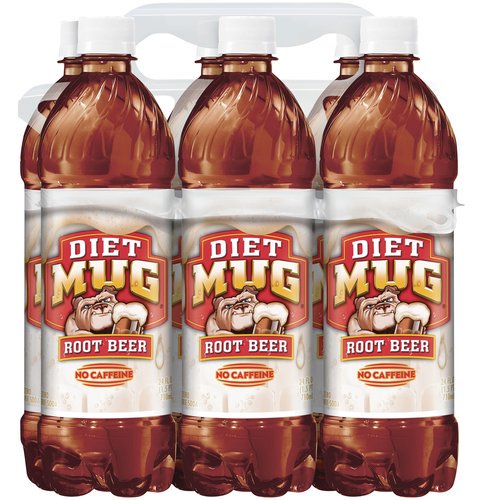 Mug Caffeine Free Diet Root Beer 24 Fl Oz 6 Count Walmart Com Walmart Com