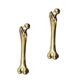 thumbnail image 4 of 2pcs Decorative Small Bone Pendant Brass Bone Hanging Decor Keychain Pendant, 4 of 7