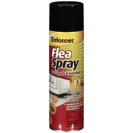 Enforcer XX Flea Spray For Carpets  Furniture, 14 oz  Walmart.com
