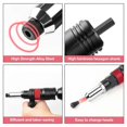 thumbnail image 4 of Cordless Riveting Machine Kit 2.4mm/3.2mm/4.0mm/4.8mm/6.4mm Insert Nut Riveting Tools Industrial Electric Rivet Adapter, 4 of 5