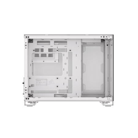 CORSAIR - 2500X Micro ATX Mid-Tower Dual Chamber SFF Case - White