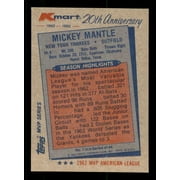 Mickey Mantle Card 1982 K-Mart #1