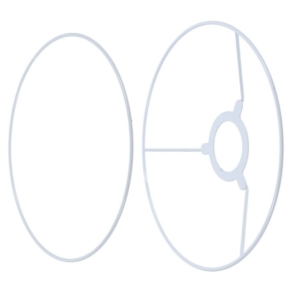 GOOHOCHY 1 Set Lamp Shade Ring Shade Frame Lampshade Frame Wire for DIY Drum Lampshade Table Floor Lamp Accessories