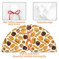 thumbnail image 4 of Yiaed Coffee Bun Hot Dog Print Christmas Tree Skirt , Tree SkirtsTree Mat for Christmas Winter Holiday Indoor Decorations-36", 4 of 7