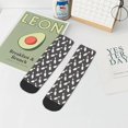 thumbnail image 7 of Fuzoiu Bowling Pins Print Adult Socks, Crew Moisture-wicking Socks, Unisex Cushion Crew Socks,Casual Sports Ankle Socks, 7 of 7