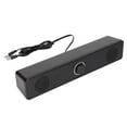 thumbnail image 4 of Computer Speaker, USB Powered Plug and Play Double Horns Black Surround Sound ABS PC Speaker 350T  for Desktop for Monitor, 4 of 7