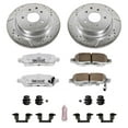 thumbnail image 3 of PowerStop Rear Z26 Street Warrior Carbon-Fiber Ceramic Brake Pad and Drilled and Slotted Rotor Kit Fits: INFINITI NISSAN Select Models K179-26, 3 of 9