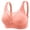 Watermelon Red, variant on Nude Lace Plus Size Support Bra, Wireless Full-Coverage Bralette with Wide Adjustable Straps, Comfort Side Shaper Lingerie for Large Bust