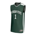 thumbnail image 2 of Unisex GameDay Greats #1 Green Michigan State Spartans Lightweight Collegiate Basketball Fashion Jersey, 2 of 4