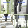 thumbnail image 5 of 2 piezas de alzapaños de cortina con borlas, alzapaños de cortina hechos a mano, alzapaños de cortina de cuerda hechos a mano para cortinas de ventanas de hogar y oficina, 5 of 5