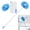 Blue, variant on Ceiling Fan Cleaner Duster, Reusable Ceiling Fan Cleaner Duster with Extension Pole, Removable Dusters for Cleaning Walls Bookshelves Door Window Top