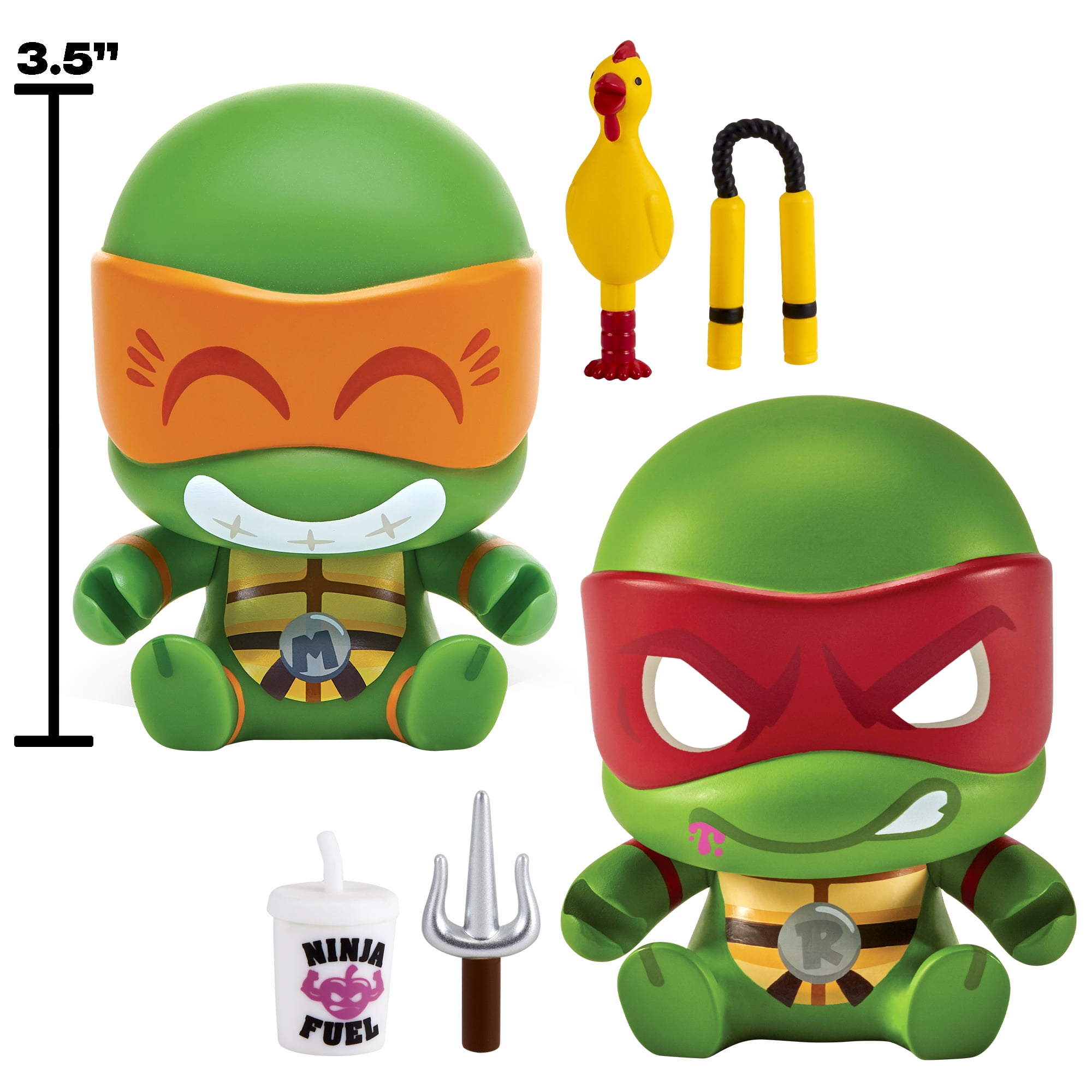 Cheekys Teenage Mutant Ninja Turtles Vinyl Figures Bundle