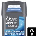 thumbnail image 2 of Dove Men+Care Clean Comfort 72H Antiperspirant Deodorant Stick for Men with Vitamin E and Non-Irritant Formula,, 2 of 8