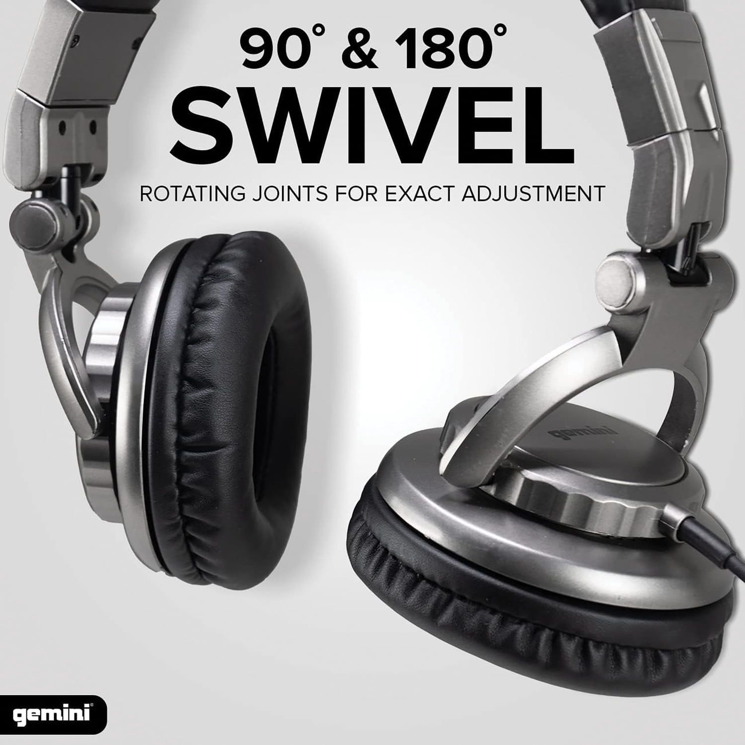 Gemini Compact Bluetooth Audio Mixer (GEM-08USB, 8 Channels) & DJX-500 Over-Ear Professional DJ Headphones, Black and Silver & GMU-M100 UHF Single Wireless Microphone System, 843631170915