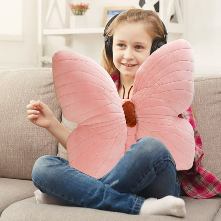 PATLOLLAV Pcs Butterfly Shaped Throw Pillow, Cute Soft Butterfly