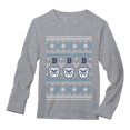 thumbnail image 1 of Tstars Mens Butler University Apparel Butler Bulldogs Ugly Christmas Long Sleeve Birthday Gift T Shirt, 1 of 5