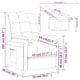 thumbnail image 3 of Sillón Reclinable Casafoyer de Tela Gris Oscuro con Respaldo Ajustable, 3 of 5