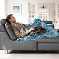thumbnail image 6 of Football Throw Blanket Football Team Gifts Ideas for Men Women Boys Kids Sport Blanket Sofa Bed Couch Living Room 50"X 60", 6 of 6