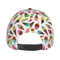 thumbnail image 6 of Naloa Original Classic Low Profile Hat Men Women Baseball Cap Dad Hat Adjustable Unconstructed Ice Cream Popsicles Print Cap, 6 of 9
