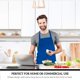 thumbnail image 4 of Delantal de chef GREEN LIFESTYLE impermeable azul real paquete de 120, 4 of 6