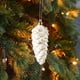 thumbnail image 2 of Adornos navideños feimajia, decoración navideña, blancos, dorados, estrella, piña, árbol de Navidad, colgante, bola navideña, decoración colgante, 2 of 6