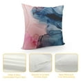 thumbnail image 4 of JRXY  Set of  Throw Pillow Covers Pastel Plum Deep Blue Blush and Gold Abstract Painting Fashion Home Sofa Cushion Cover Throw Pillowcase Gift for Couch Indoor Bed, White, 4 of 5