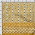 thumbnail image 1 of oneOone Cotton Poplin Dark Yellow Fabric Geometric Panel Sewing Fabric By The Yard Printed Diy Clothing Sewing Supplies 42 Inch Wide, 1 of 3