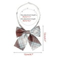 thumbnail image 2 of INSPIRE CHIC Women's Cute Plaid Elastic Strap Pre-tied Bow Ties, 2 of 6