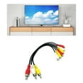thumbnail image 5 of QHUDLV 3RCA Male Jack to 6RCA Female Plug Splitter Audio DVD Video T8 Adapter AV, 5 of 9