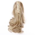 thumbnail image 3 of Extension de Cheveux Queue de Cheval Courte et Bouclée à Clip, Extension de Cheveux Synthétiques Mignonne à Clip, 3 of 6