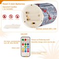thumbnail image 4 of Red Cardinals Flickering Flameless Candles Battery Operated with Remote Timer LED Pillar Candles Set of 2, 4 of 7