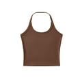 thumbnail image 7 of WRKEKC Cami Tank Tops for Women Solid Color Crew Neck Spaghetti Strap Sleeveless Summer Tank Casual Loose Fit Top, 7 of 7