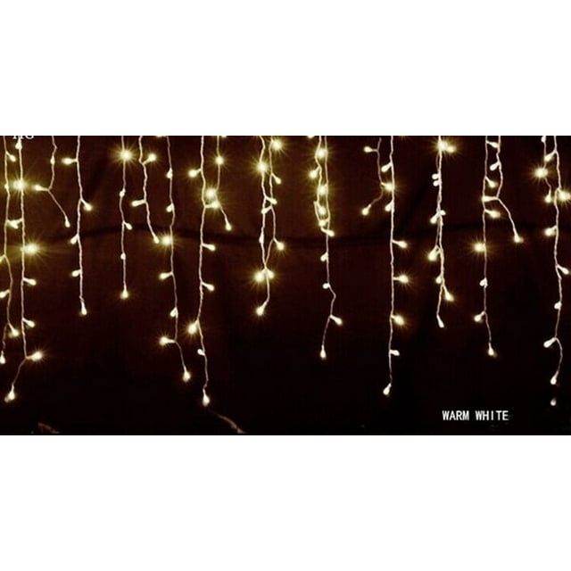 10M 100LED Fée Chaîne Lumière Extérieure Imperméable Jardin Lampe Décorative pour Noël (Blanc Chaud Nous)
