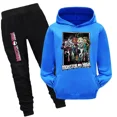 thumbnail image 5 of Nueva sudadera con capucha Monster High Boutique, ropa para correr para niños, sudadera con capucha y pantalones, conjunto de 2 piezas, ropa deportiva para niñas pequeñas, 5 of 5